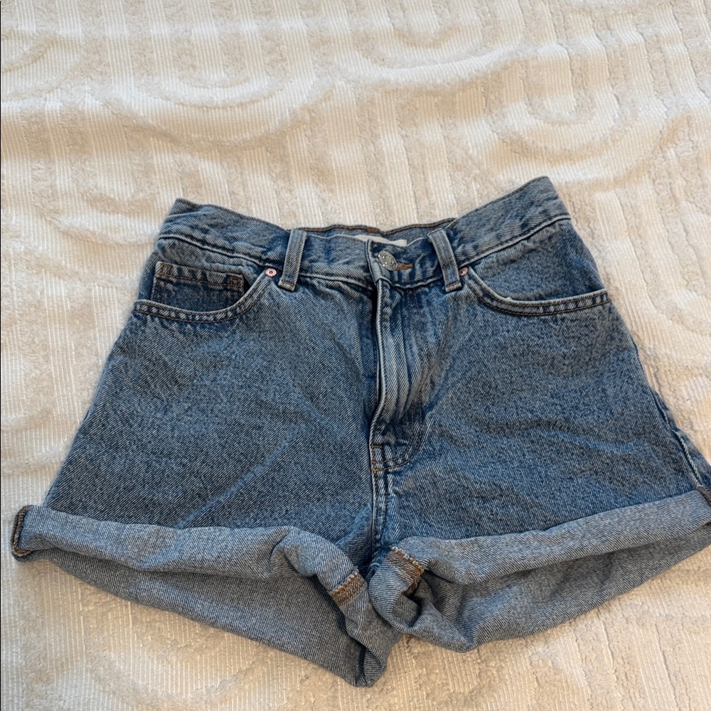 Mango denim shorts